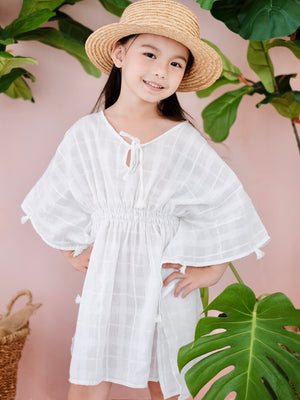 Rima Tassel Trimmed Kaftan