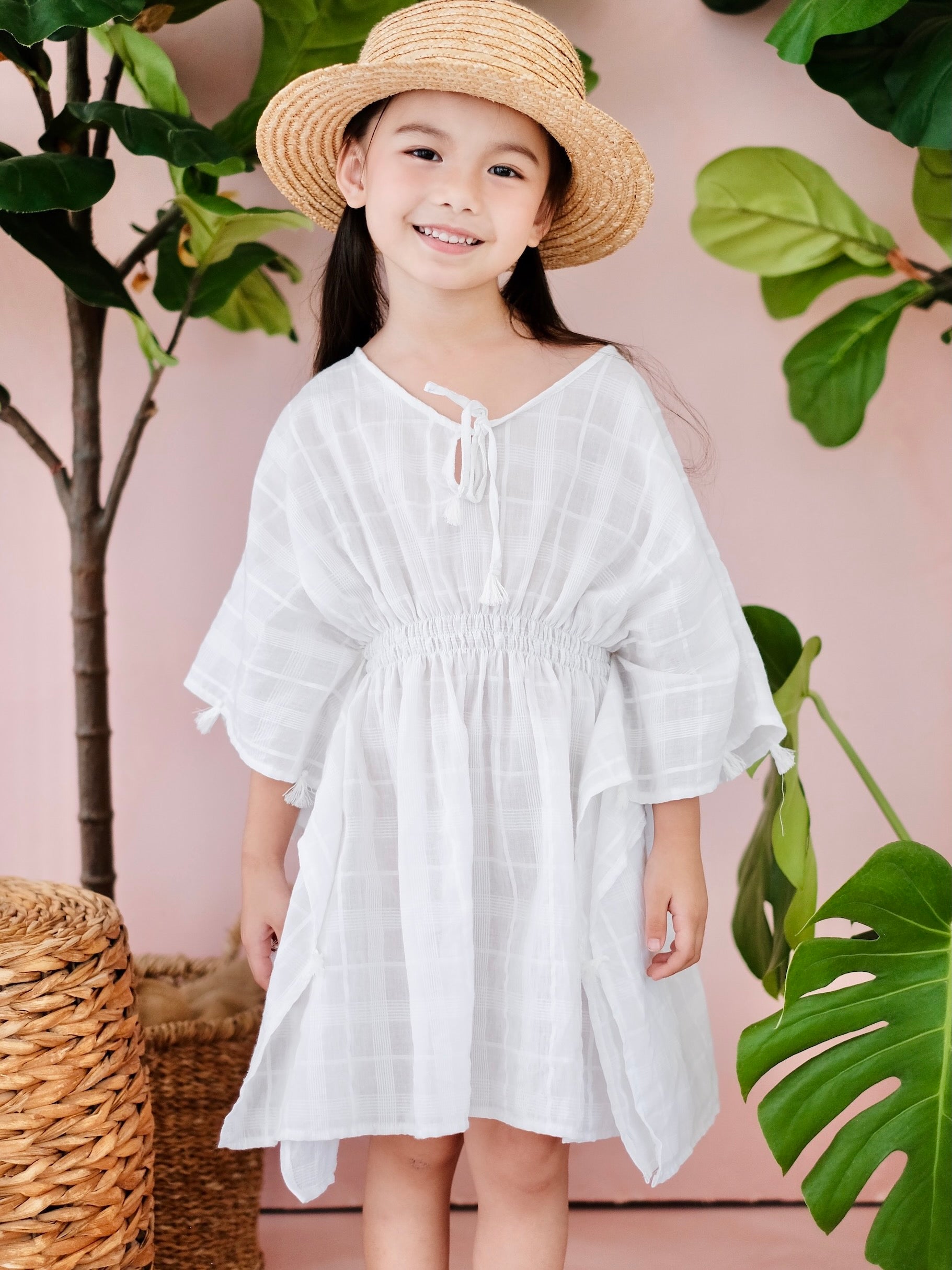 Rima Tassel Trimmed Kaftan