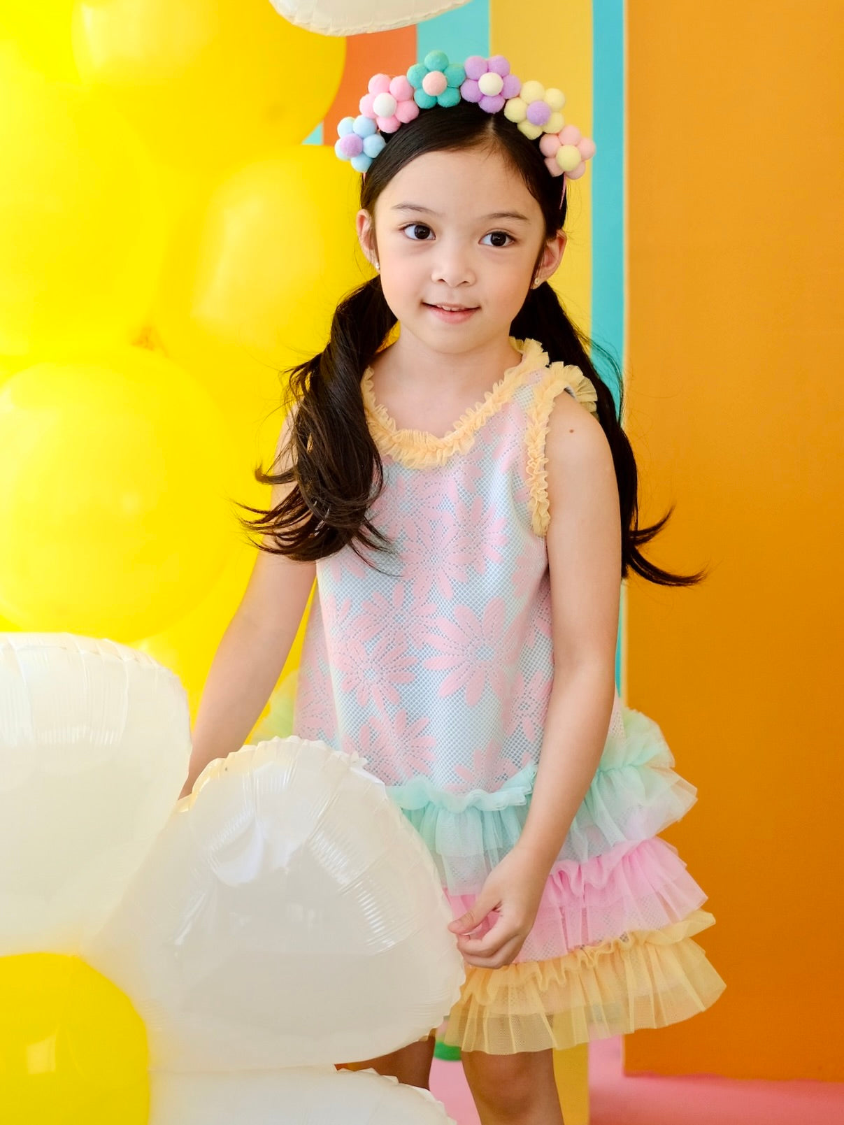 Jacquette Dress in Pink Daisy | Pre-order