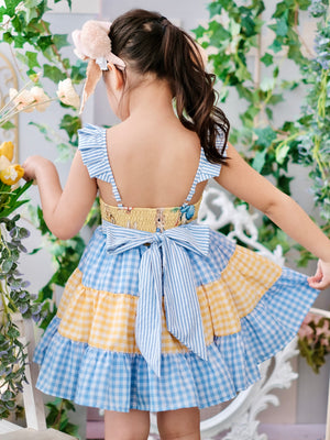 Floraline Dress in Gingham