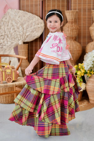 Lana Maxi Skirt | Magenta