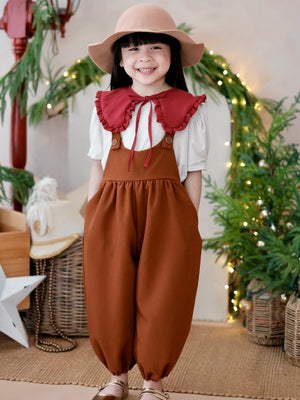 Georgie Overalls in Chestnut | Solo or Set