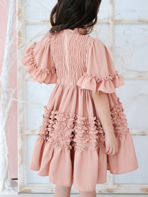 Verona Dress in Peach Fuzz