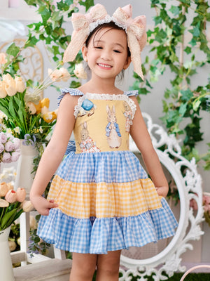 Floraline Dress in Gingham