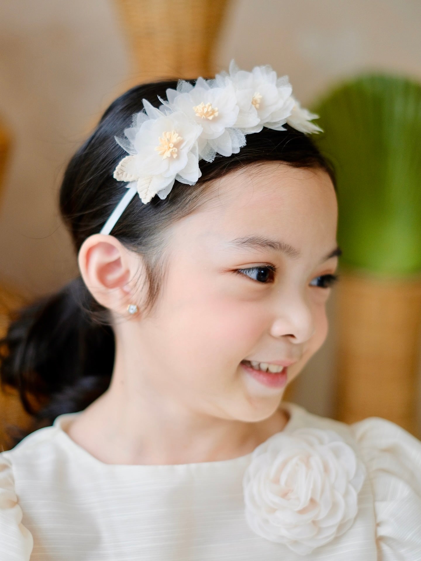 Crème de la Crème Floral Headband