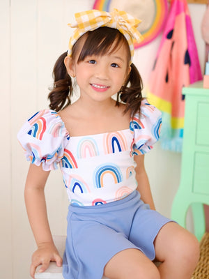 Ceara Skirted 2-pc Suit | Rainbow
