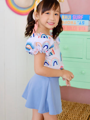 Ceara Skirted 2-pc Suit | Rainbow