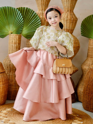 Lana Luxe Skirt in Dusky Peach