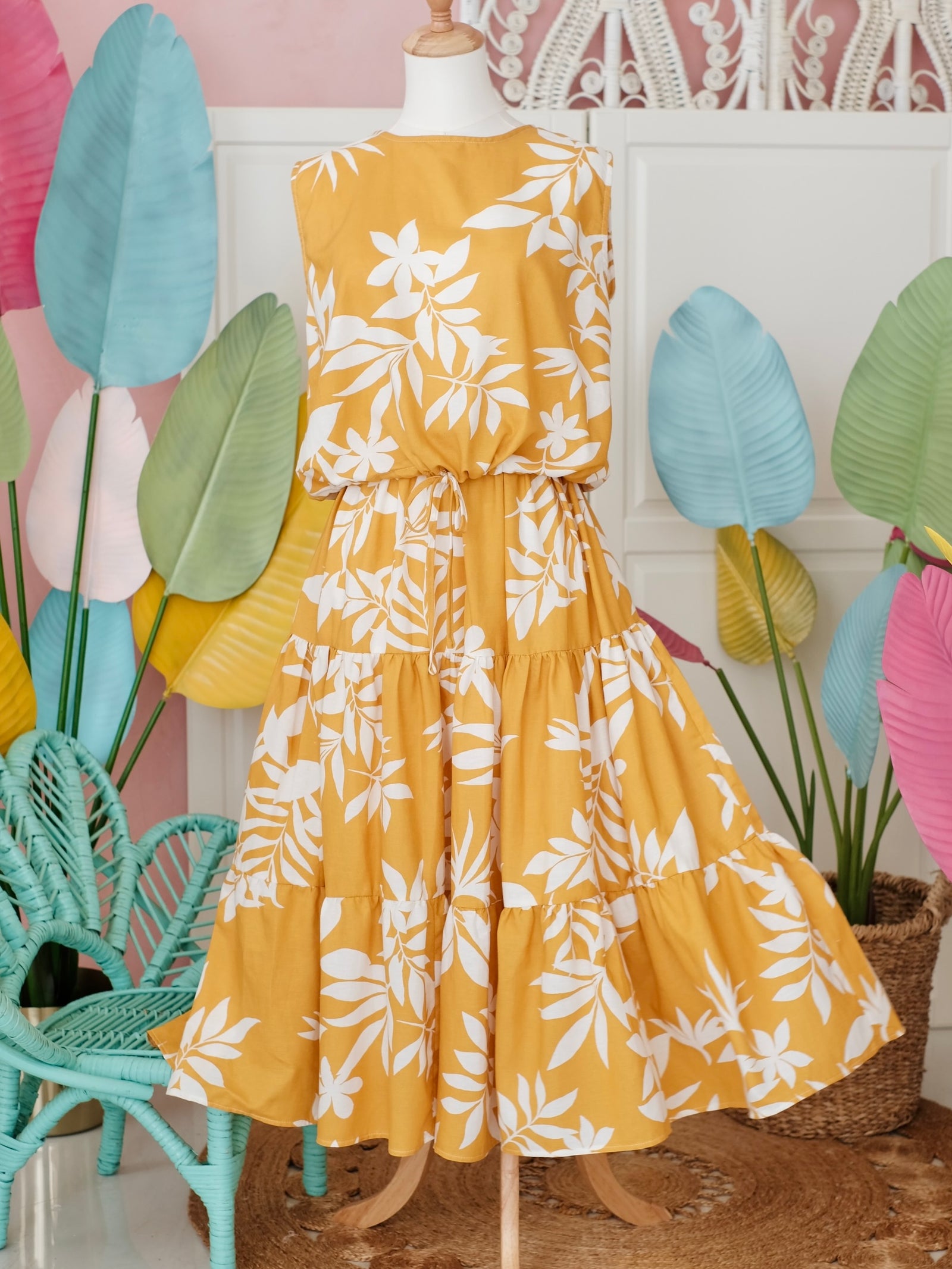 Aila Drawstring Top | Yellow | Pre-order