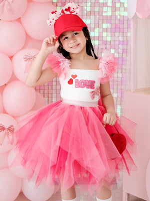 Love Tutu Set (Top and Frosted Tutu Skirt )