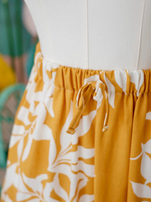 Minka Tiered Skirt | Yellow | Women
