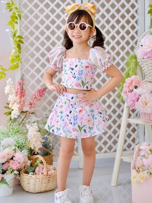 Ceara Skirted 2-pc Suit | Floral