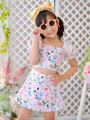 Ceara Skirted 2-pc Suit | Floral