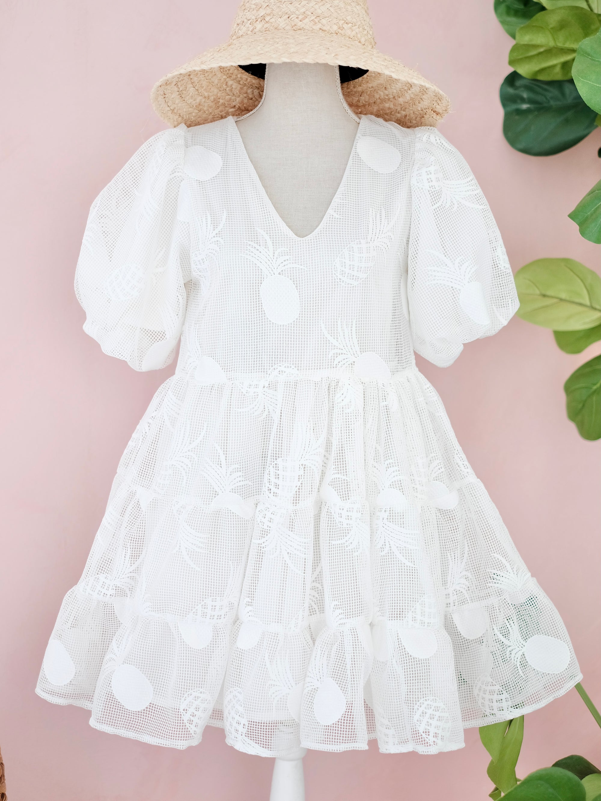 Sandrine Dress in Pineapple Lace | Women