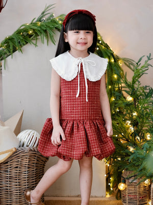 Salome Collar in Off White Broderie