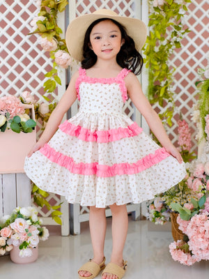 Ingrid Mini Dress | Pink Floral
