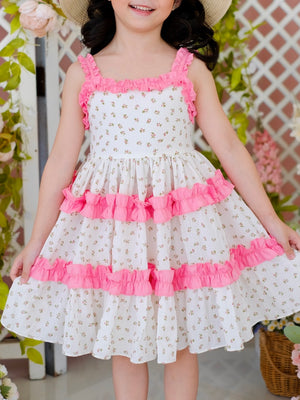 Ingrid Mini Dress | Pink Floral