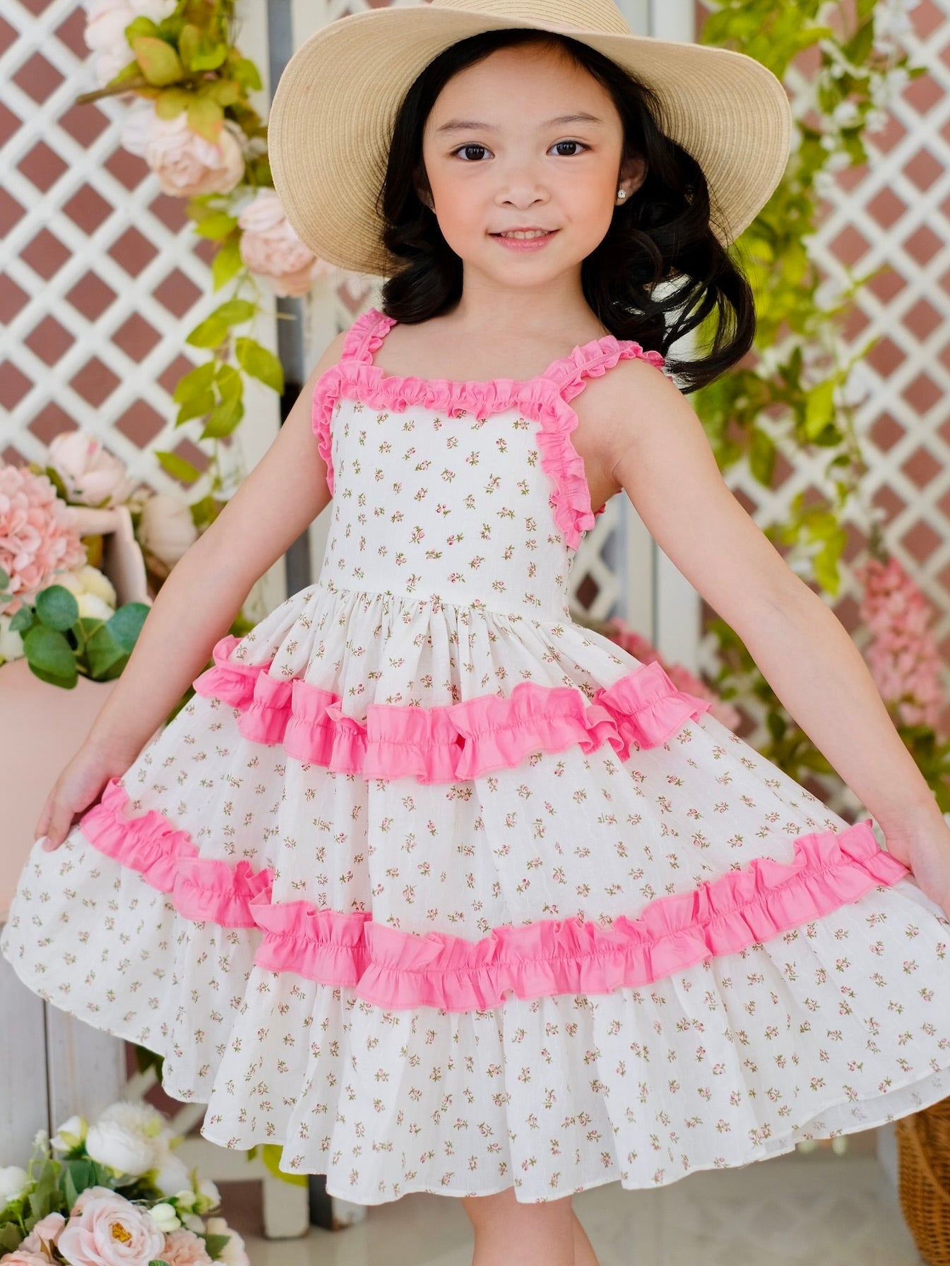 Ingrid Mini Dress | Pink Floral