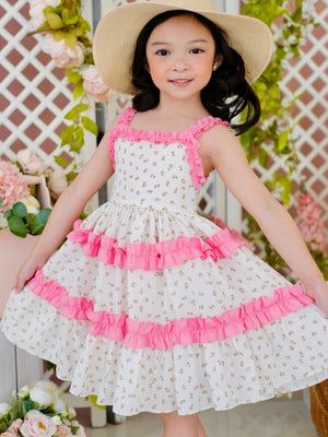 Ingrid Mini Dress | Pink Floral