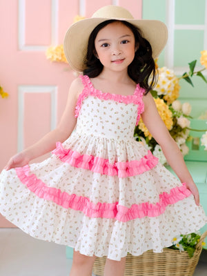 Ingrid Mini Dress | Pink Floral