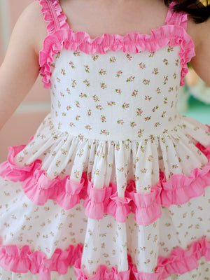 Ingrid Mini Dress | Pink Floral