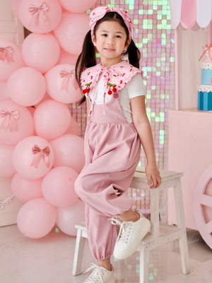 Georgie Overalls in Pink | Solo or Set