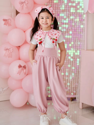 Georgie Overalls in Pink | Solo or Set