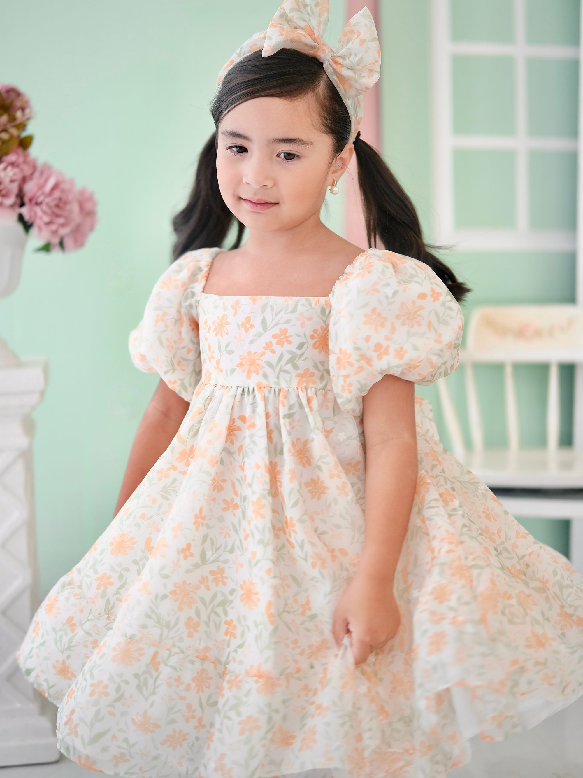 Midge Doll Dress | Yellow Floral
