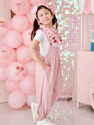 Georgie Overalls in Pink | Solo or Set