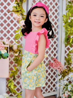 Nellie Playsuit | Pink and Floral