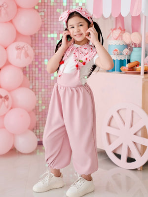 Georgie Overalls in Pink | Solo or Set