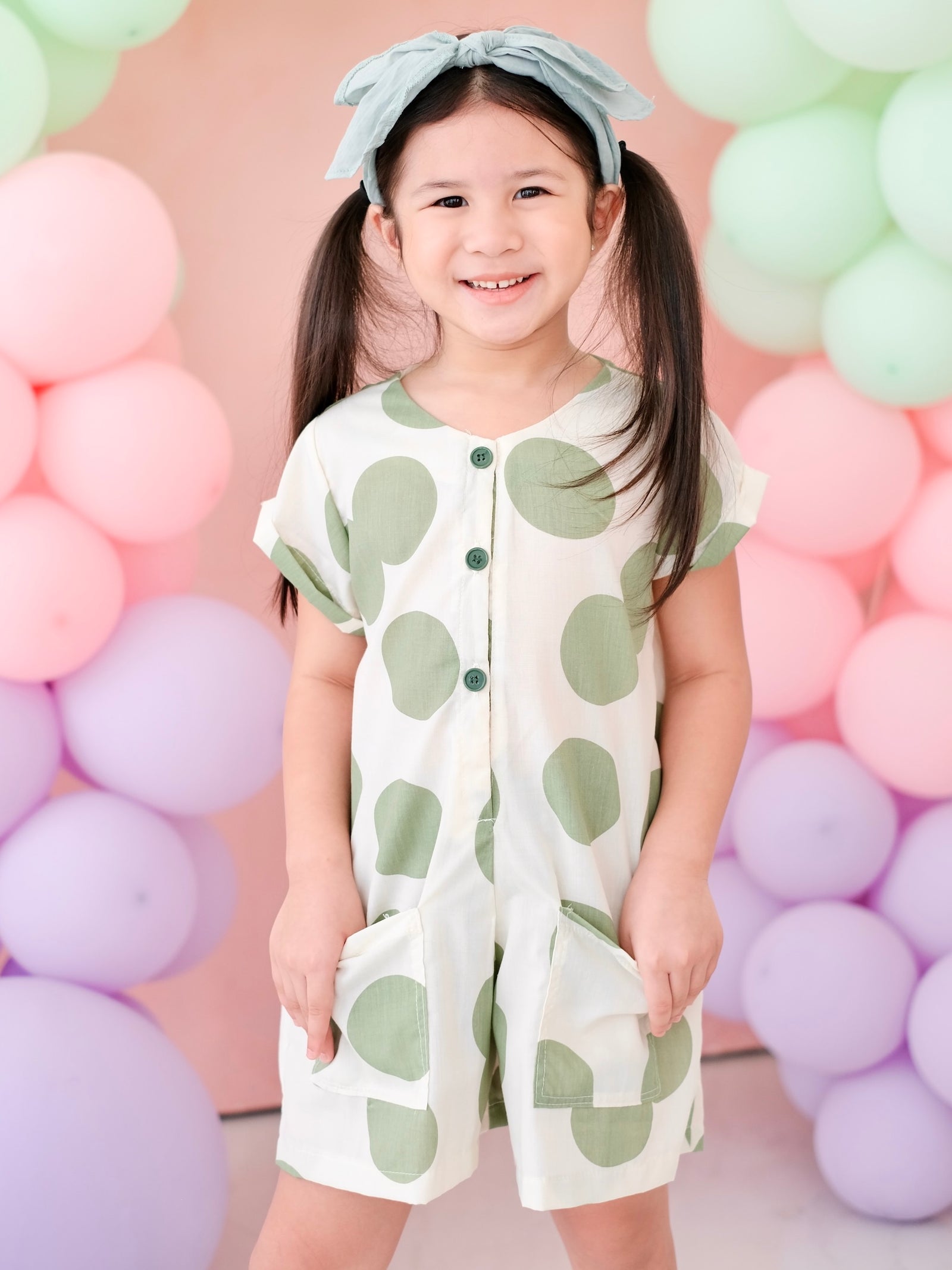 Calla Playsuit | Polka Dot