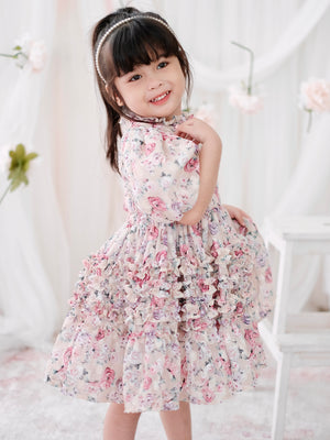 Sabrina Mini Floral Dress | Pink