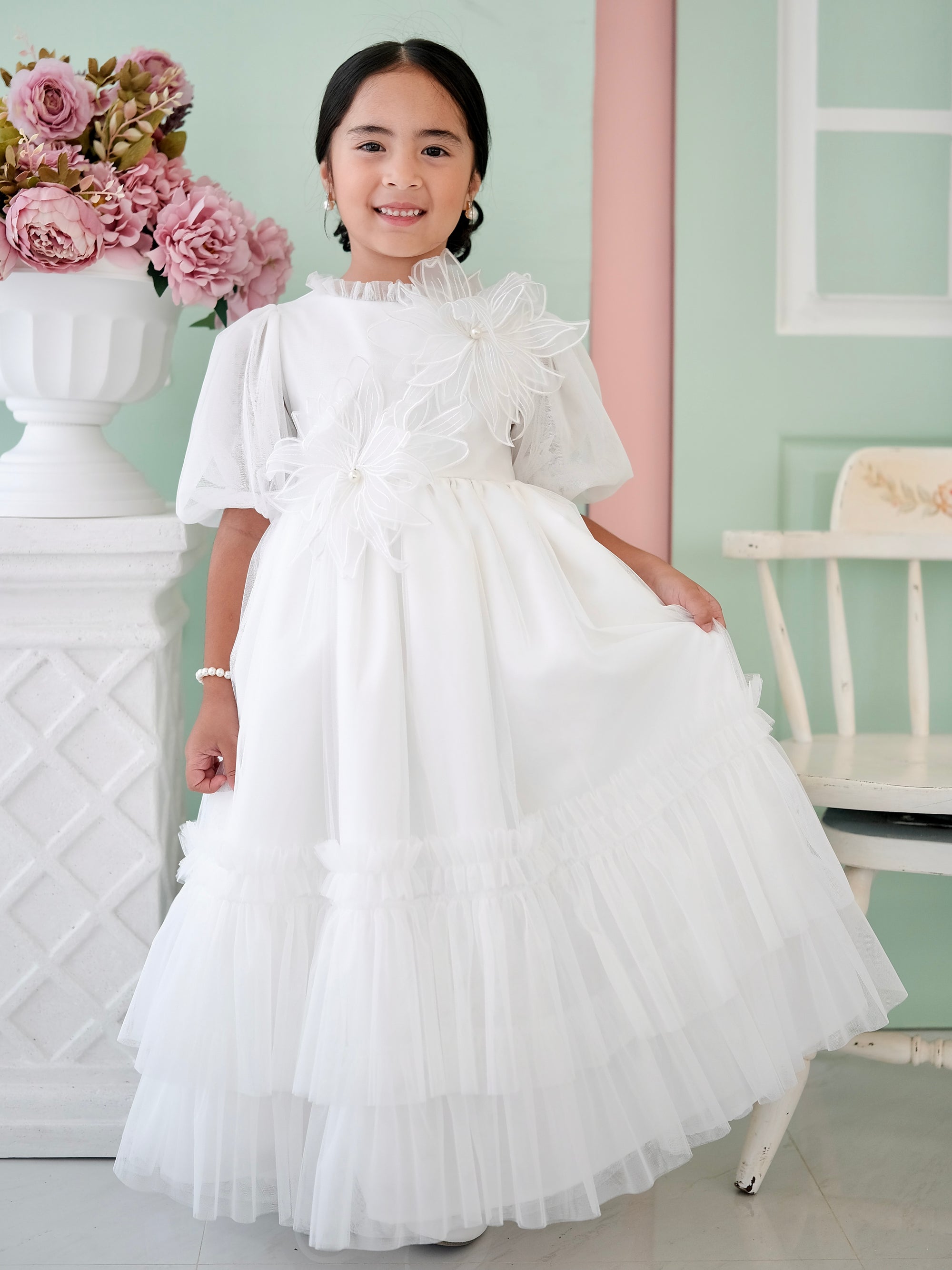 Blanca Dress in Off White