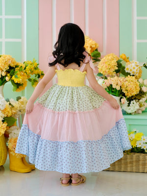 Eden Midi Dress | Pastels and Florals