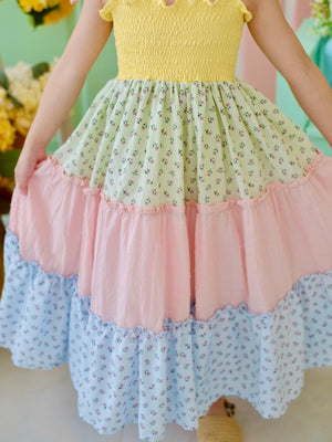 Eden Midi Dress | Pastels and Florals
