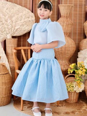 Sinag Kamisa Top | Baby Blue
