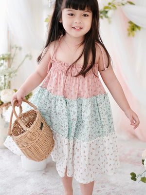 Silva Dress in Pastel Mix