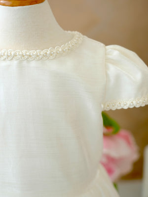 Iveline Pearl Tutu Dress | Long Midi