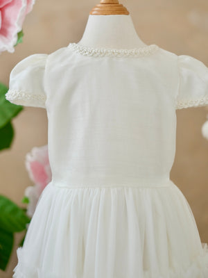 Iveline Pearl Tutu Dress | Long Midi