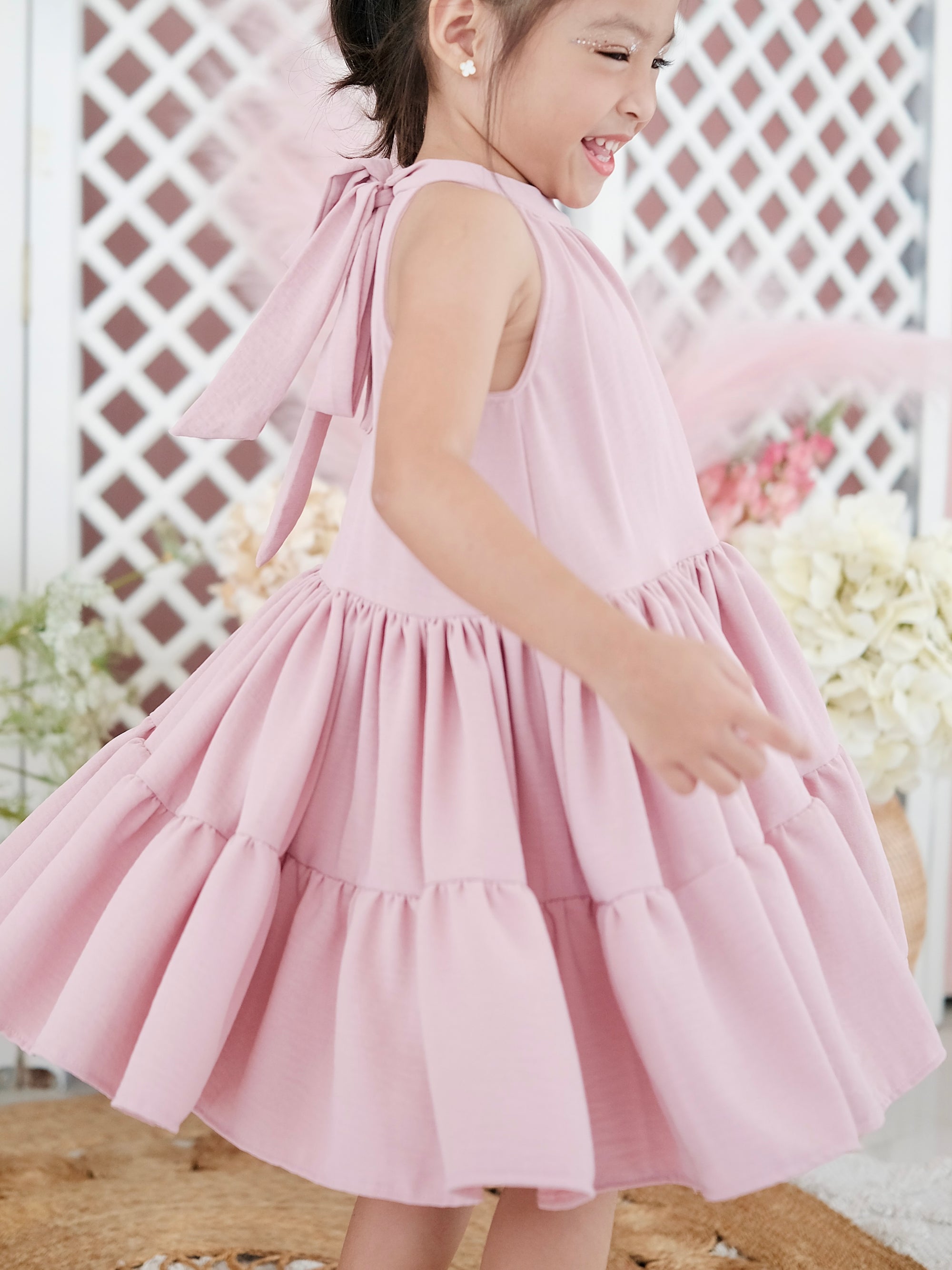 Palma Mini Dress | Dusty Pink