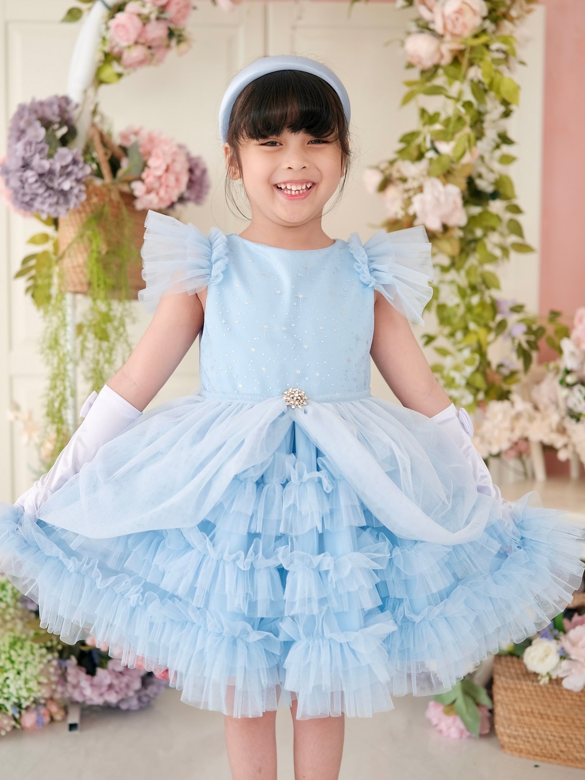 Charlotte Tutu Dress + Tie-on Princess Bustle