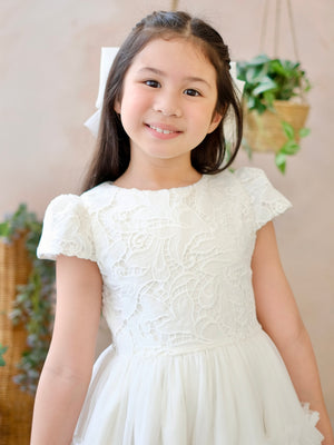 Iveline Lace Tutu Dress | Long Midi