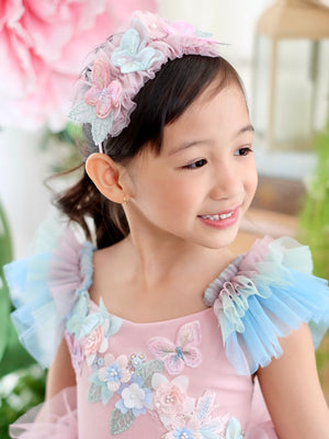 Laurette | Floral Fairy Tutu Set with Headband