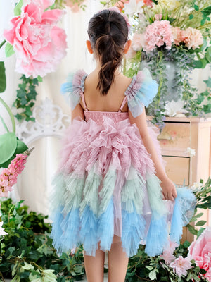 Laurette | Floral Fairy Tutu Set with Headband