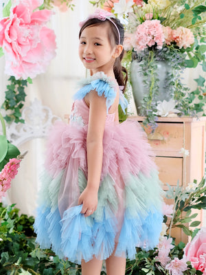 Laurette | Floral Fairy Tutu Set with Headband