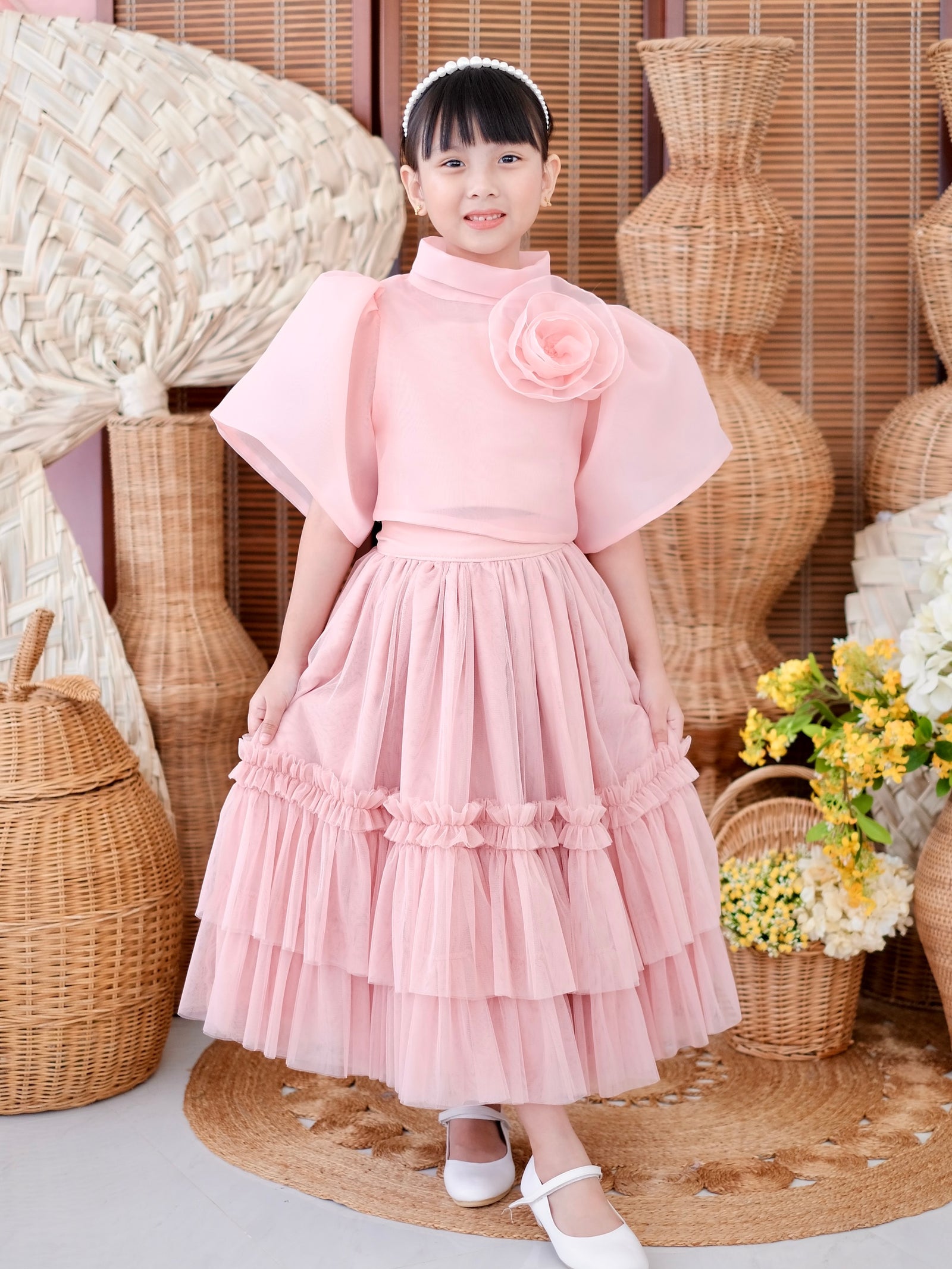 Sinag Kamisa Top | Dusty Blush