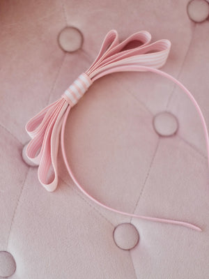 Striped Bow Headband
