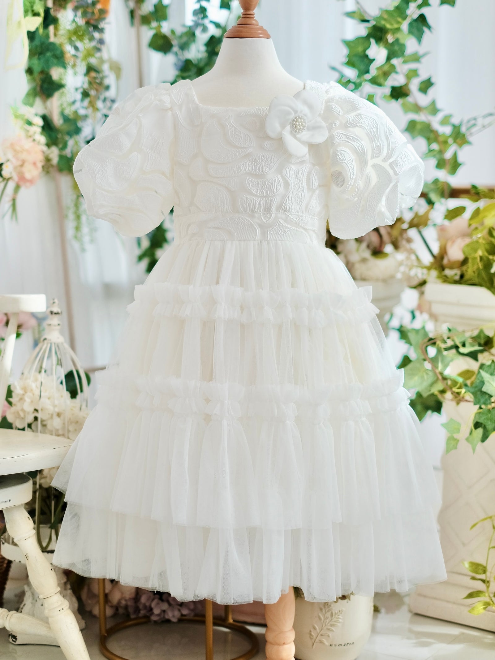 Pascalle Jacquard Midi Dress