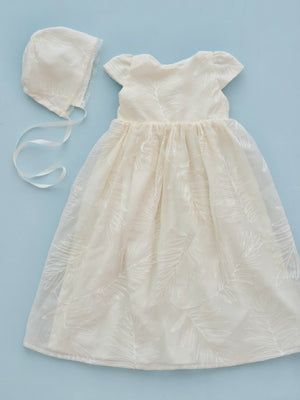 Sloane Embroidered Christening Gown Set